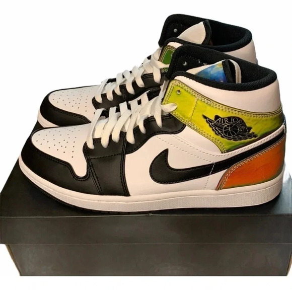 Nike Jordan 1 Mid HEAT REACTIVE Men’s Sneakers 10 New - Picture 1 of 12